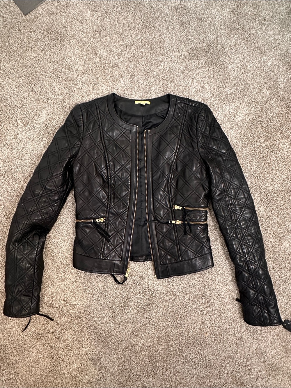 Giani Bini quilted Leather moto jacket